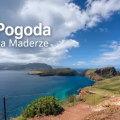 Malownicza zatoka i skaliste wybrzeże Madery. Pogoda na Maderze zachęca do odkrywania uroków wyspy.